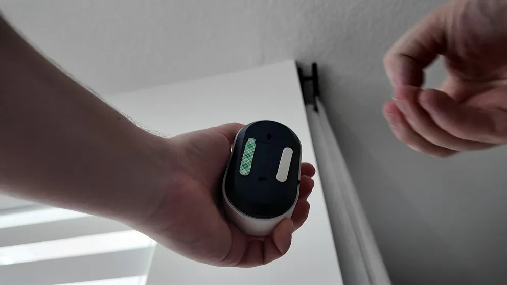 Installing ADT motion sensor on the wall