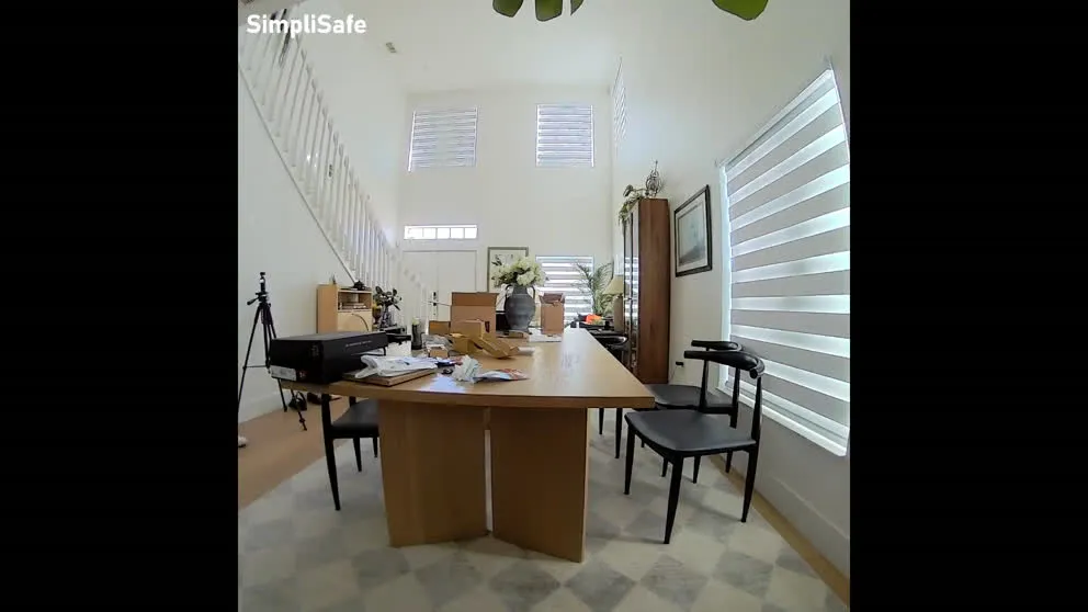 SimpliSafe indoor camera wide angle view