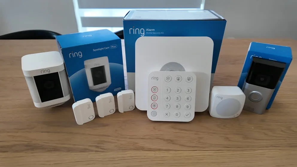 Ring Alarm complete security kit unboxed